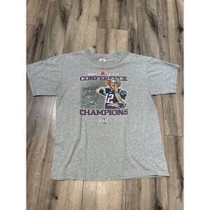 2007 NFL AFC Conference Campions XLII Tom Brady New England Patriots Gray Short